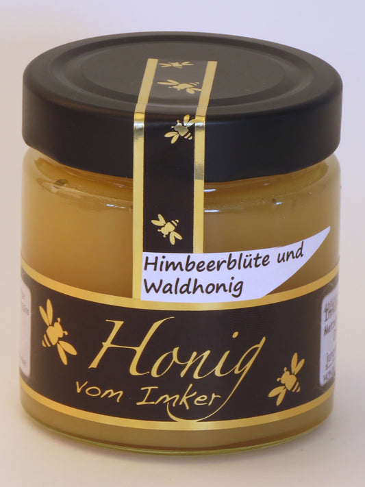 Himbeerblüte und Waldhonig